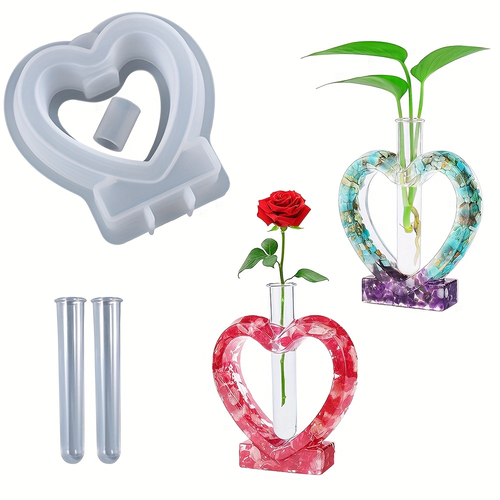 キャンドル用シリコンモールド、ハート型花瓶シリコンモールド、 - Propagation Station Vase のレビューと価格