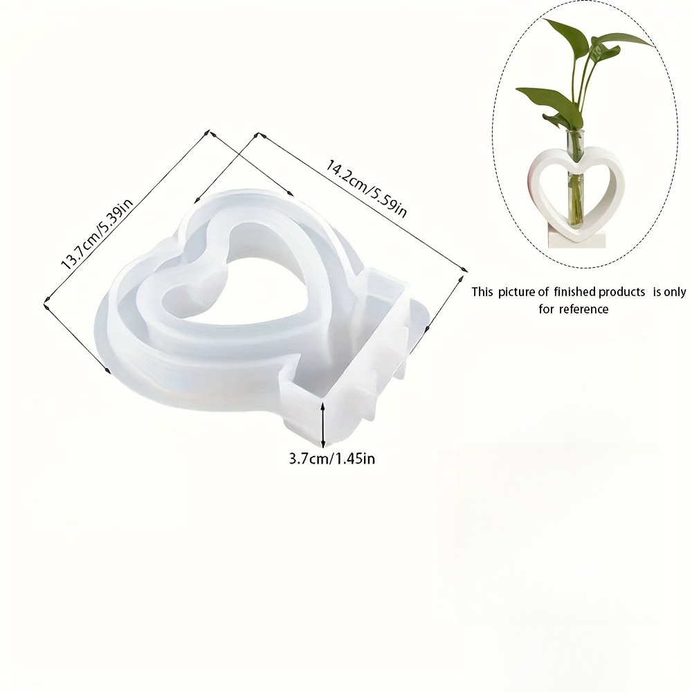 キャンドル用シリコンモールド、ハート型花瓶シリコンモールド、 - Propagation Station Vase のレビューと価格