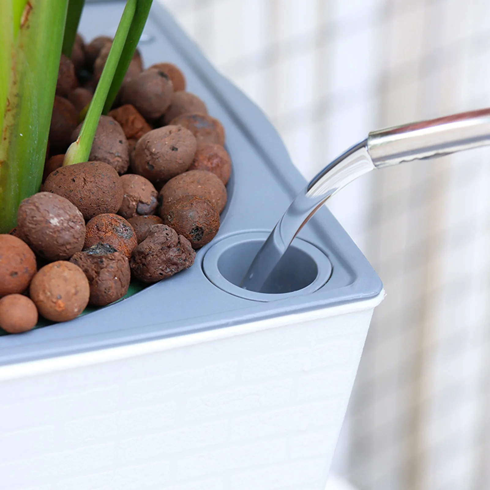 自己散水プランター手作り自己散水植物植木鉢水容器付き現代植木 - Self Watering Insert のレビューと価格