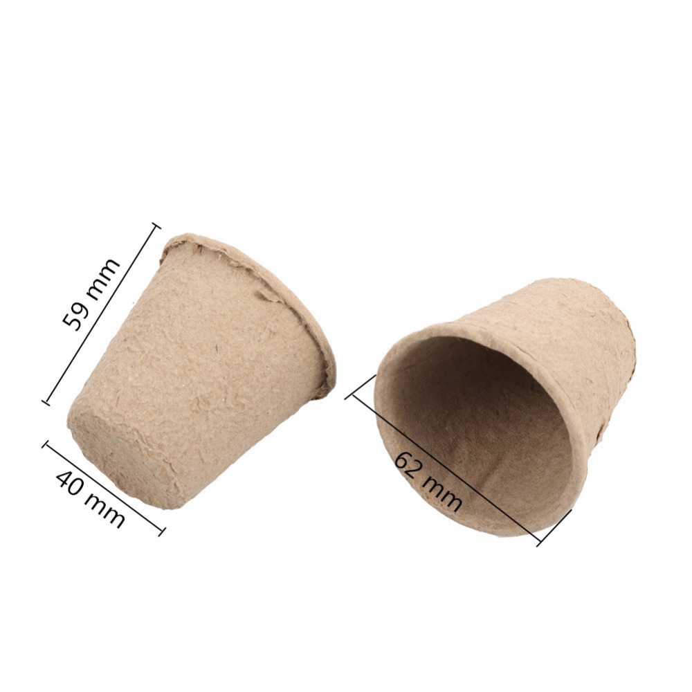 20個6.2センチメートル環境保護ガーデンラウンド泥炭ポット - Peat Pellet Tray のレビューと価格